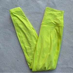 lululemon athletica Neon Yellow Leggings